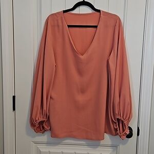 Pink Peasant Top Size XL